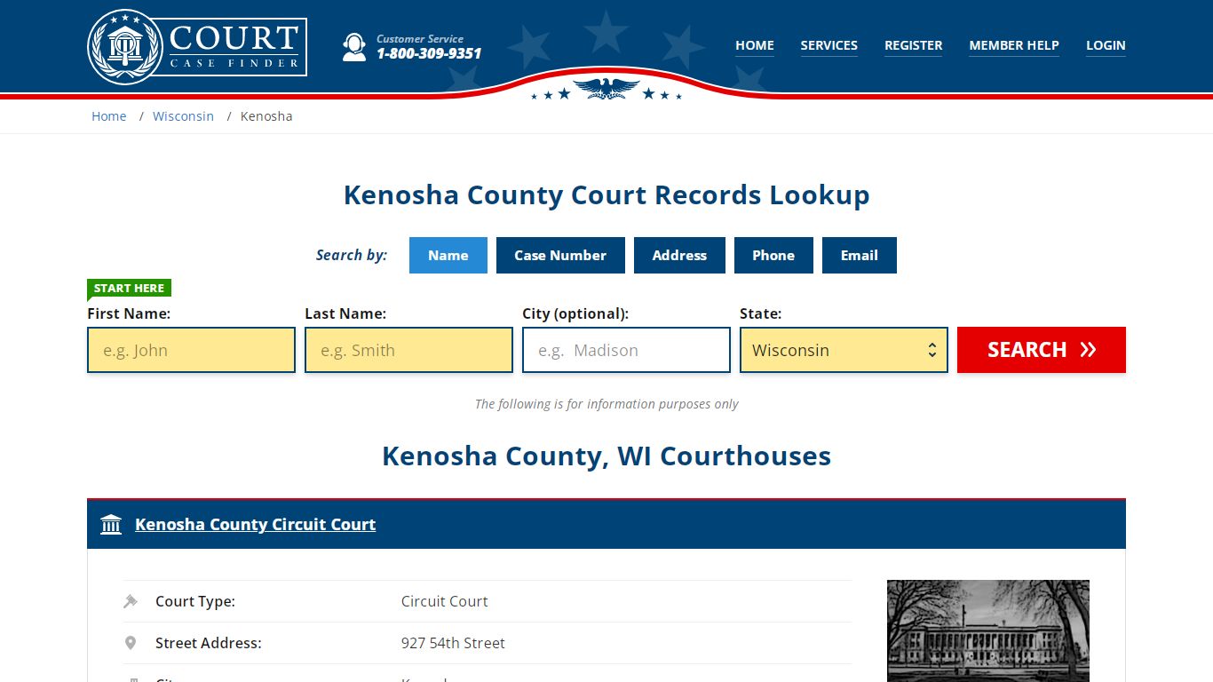 Kenosha County Court Records | WI Case Lookup